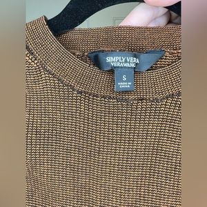Simply Vera Ver Wang Sweater Tank Woven Cute Woman’s Small